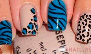 Как сделать леопардовый дизайн ногтей?